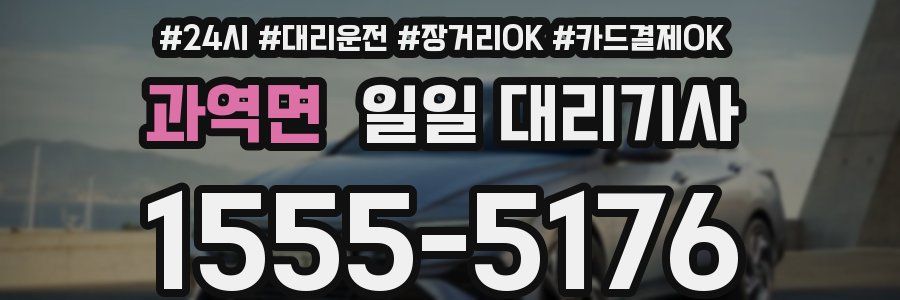 과역면 일일 대리기사
