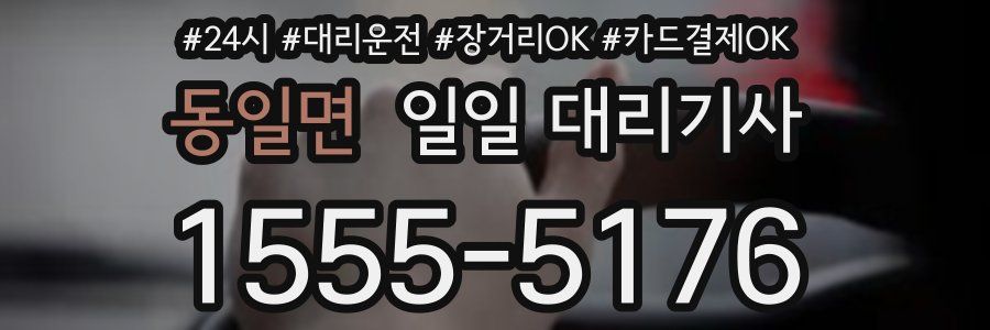 동일면 일일 대리기사