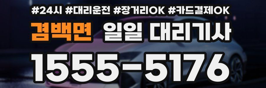 겸백면 일일 대리기사