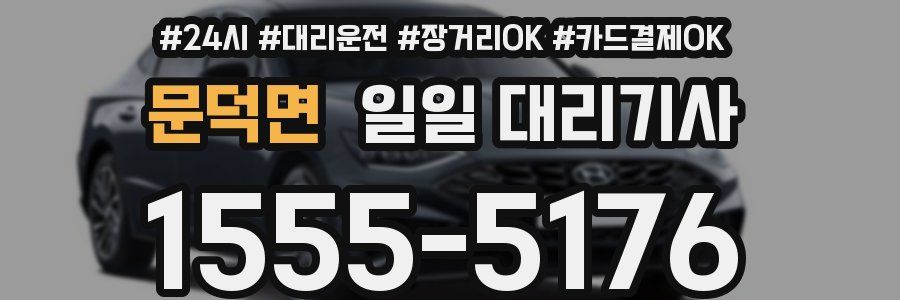 문덕면 일일 대리기사