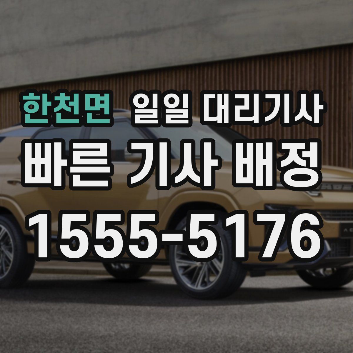 한천면 일일 대리기사