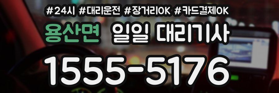 용산면 일일 대리기사