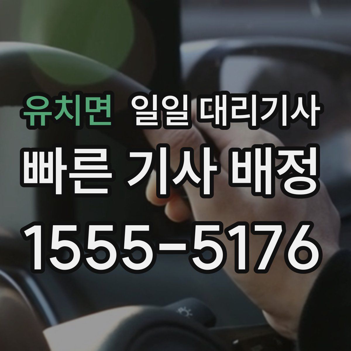 유치면 일일 대리기사