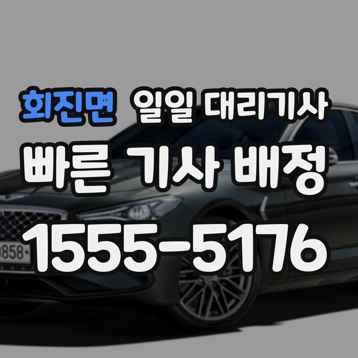 회진면 일일 대리기사