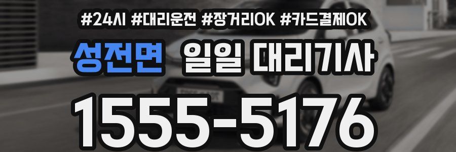 성전면 일일 대리기사