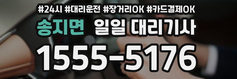 송지면 일일 대리기사