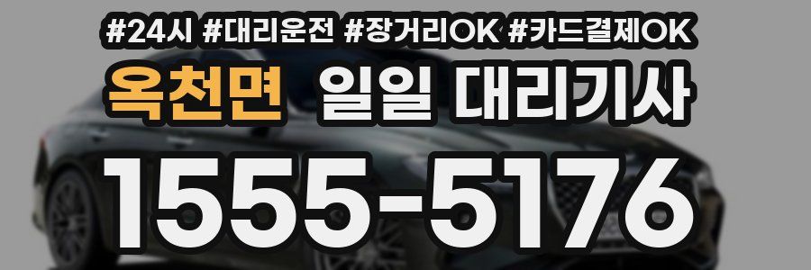 옥천면 일일 대리기사