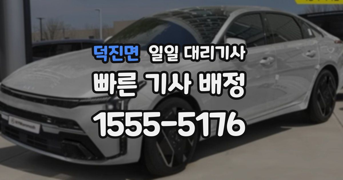 덕진면 일일 대리기사