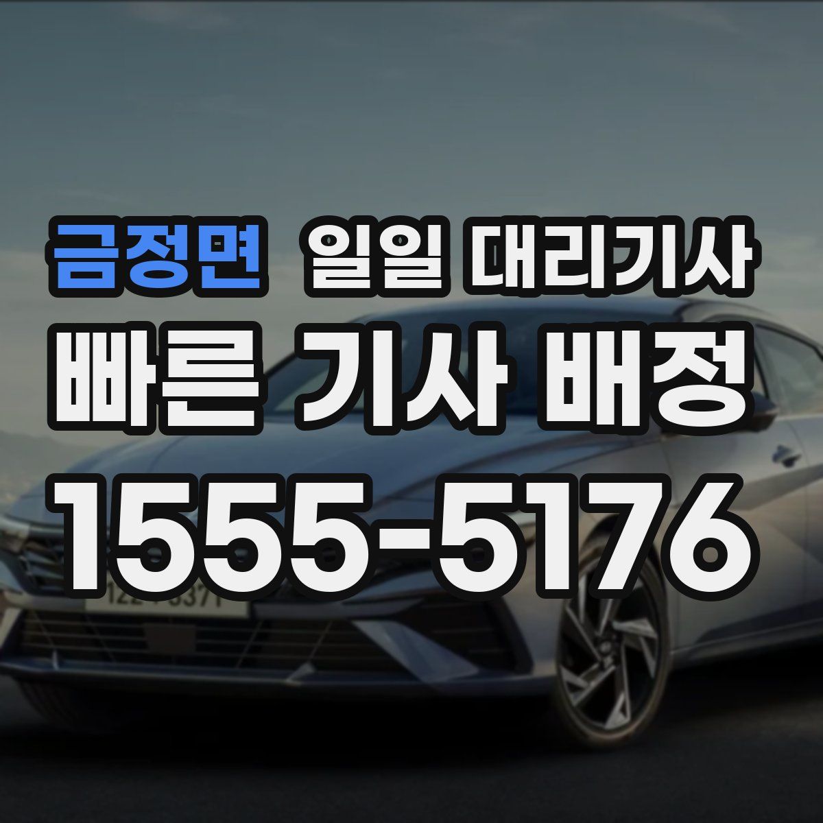 금정면 일일 대리기사