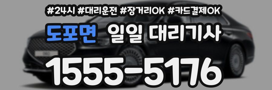 도포면 일일 대리기사