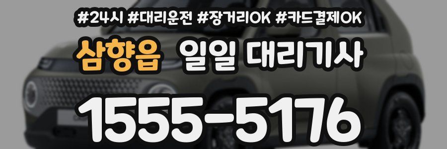 삼향읍 일일 대리기사