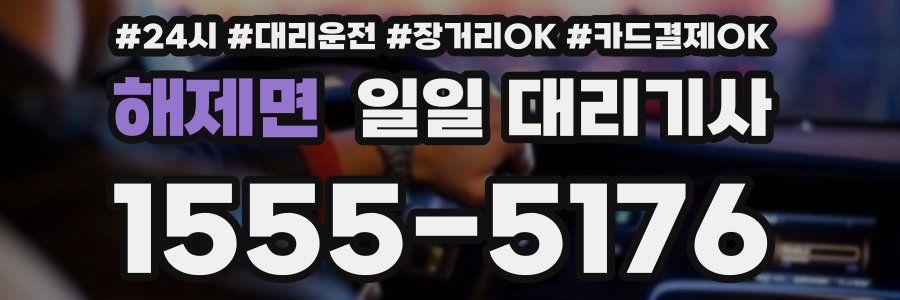 해제면 일일 대리기사