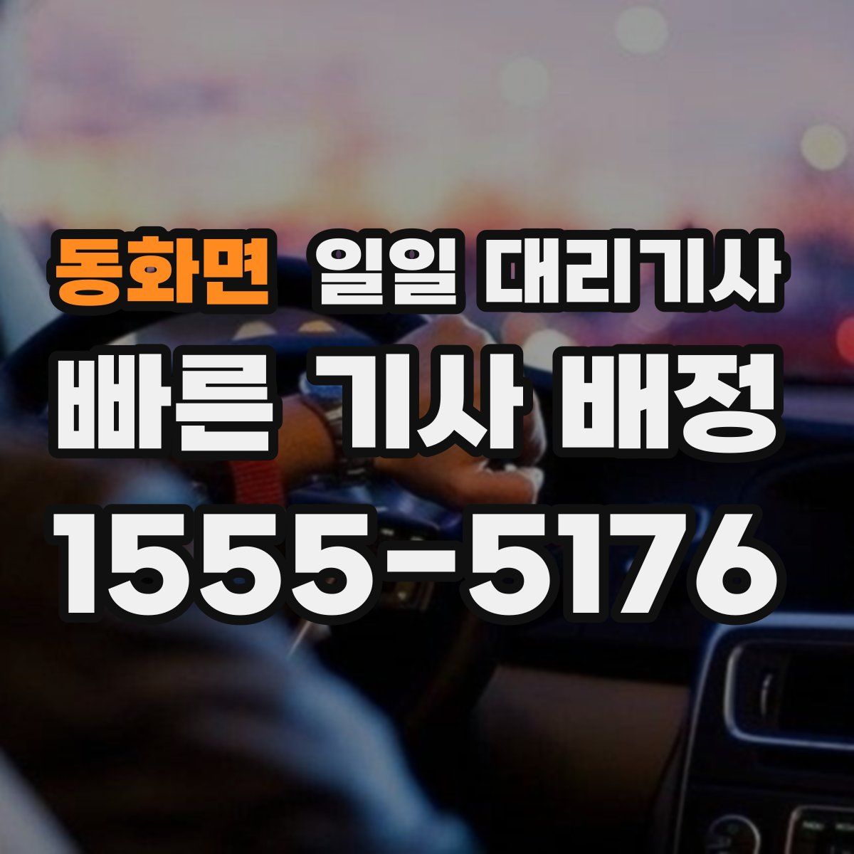 동화면 일일 대리기사