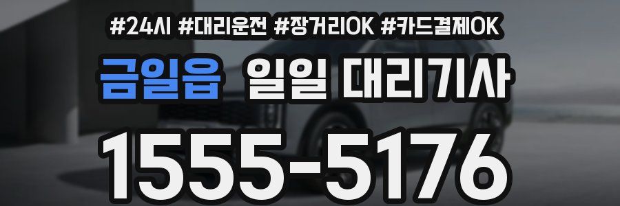 금일읍 일일 대리기사