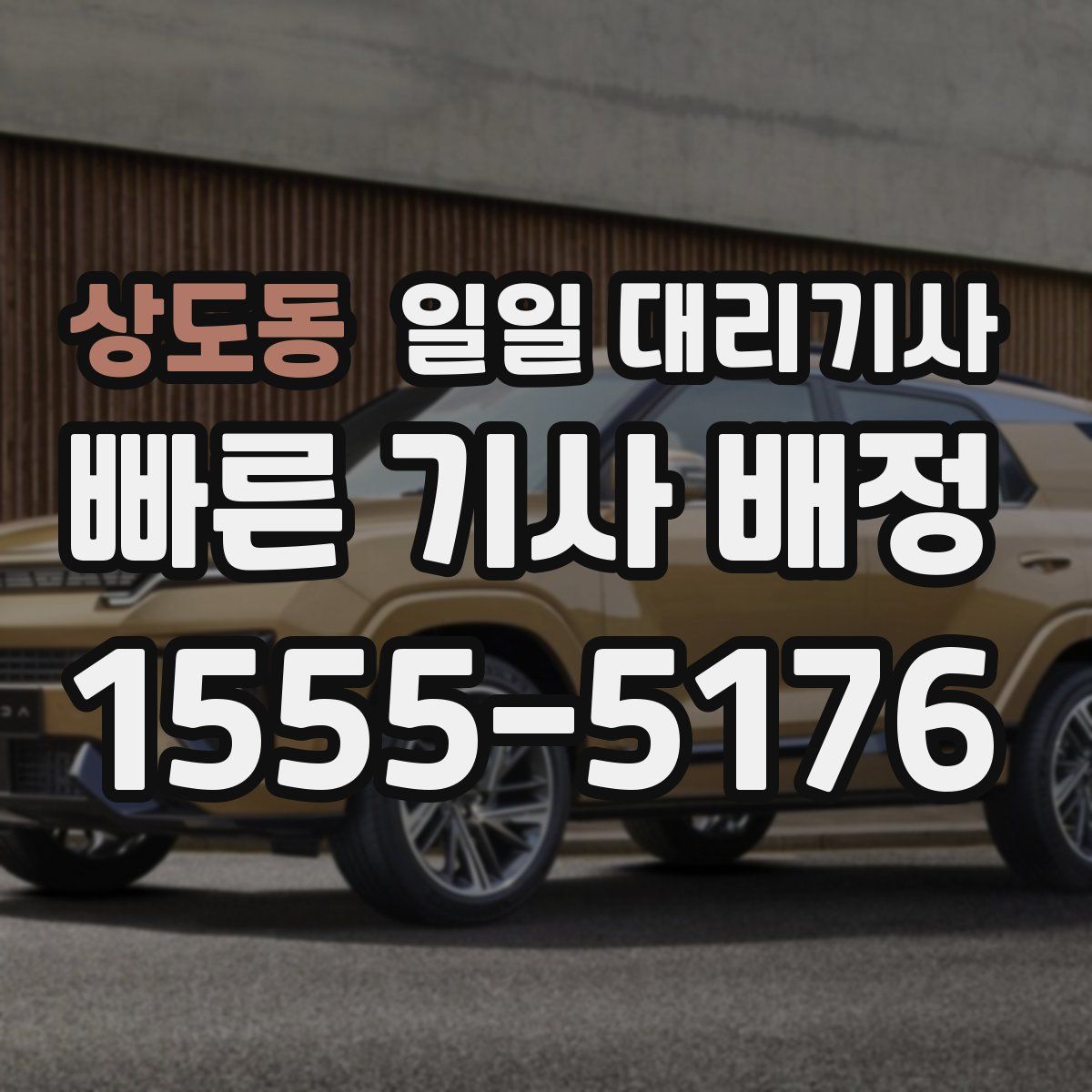 상도동 일일 대리기사