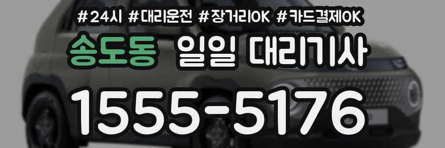 송도동 일일 대리기사