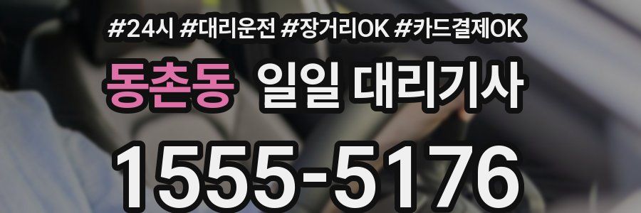 동촌동 일일 대리기사
