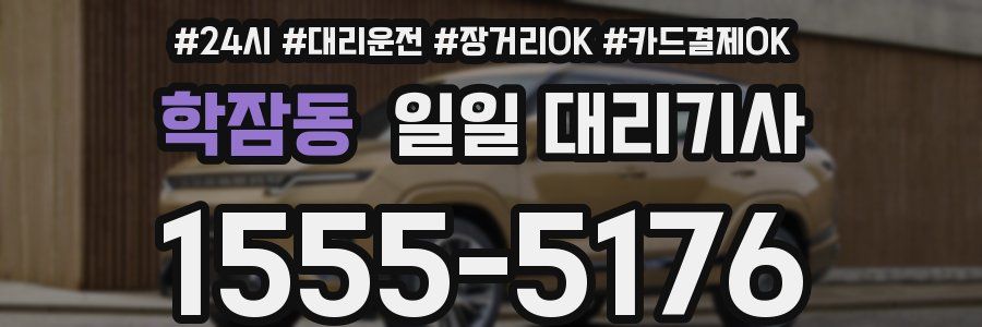 학잠동 일일 대리기사