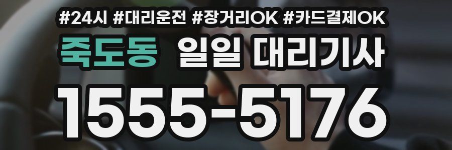 죽도동 일일 대리기사