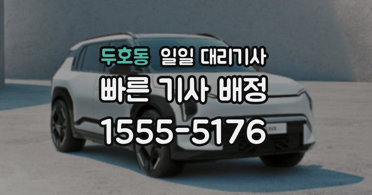 두호동 일일 대리기사
