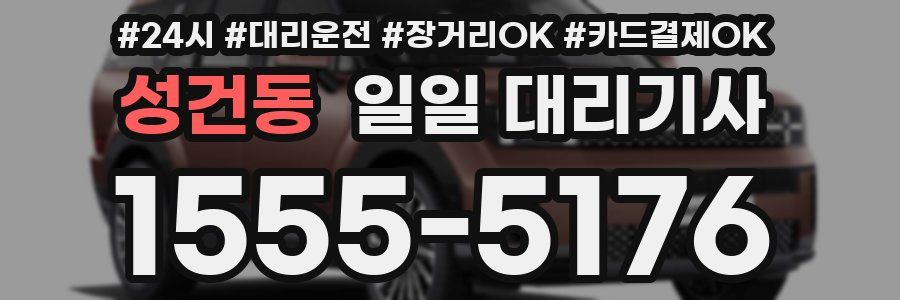 성건동 일일 대리기사