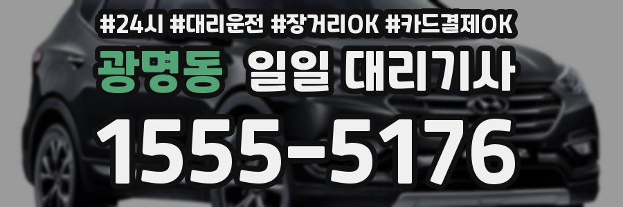 광명동 일일 대리기사