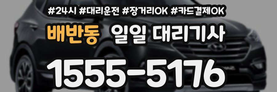 배반동 일일 대리기사