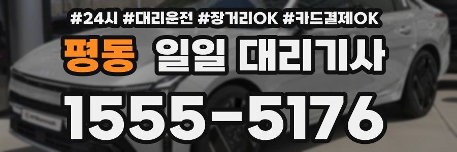 평동 일일 대리기사
