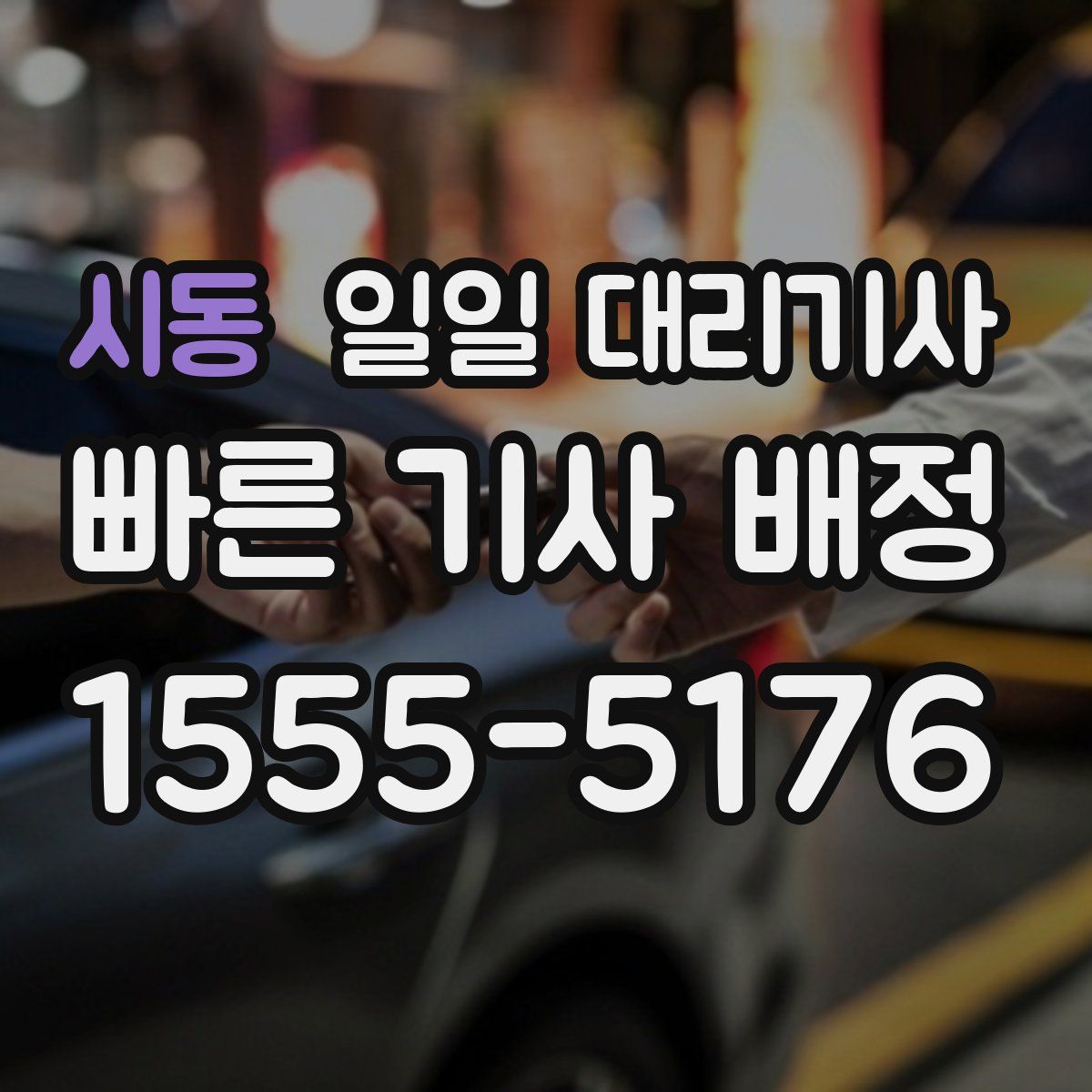 시동 일일 대리기사