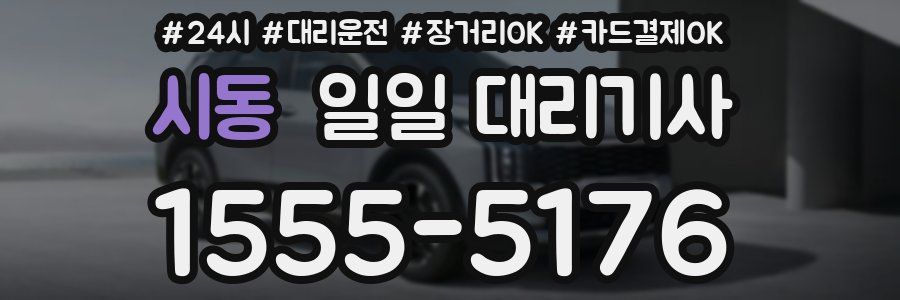 시동 일일 대리기사