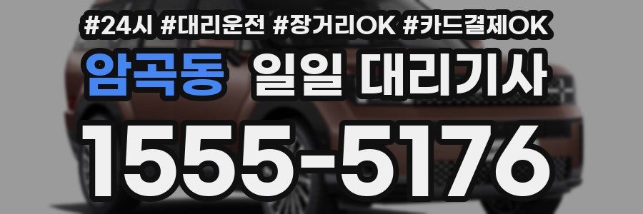 암곡동 일일 대리기사