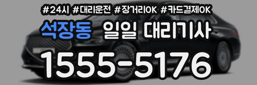 석장동 일일 대리기사