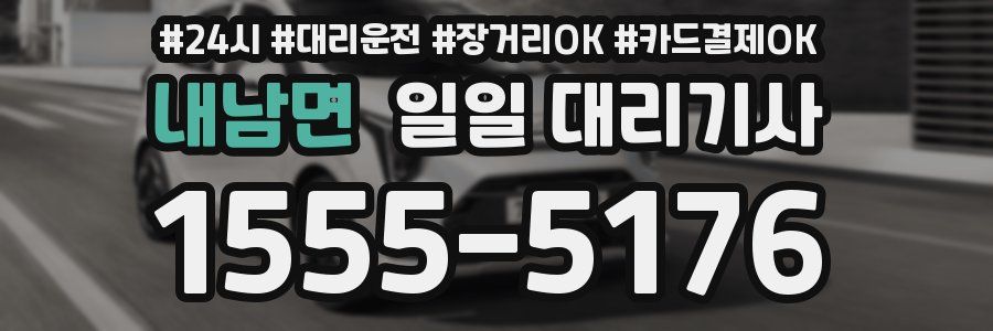내남면 일일 대리기사