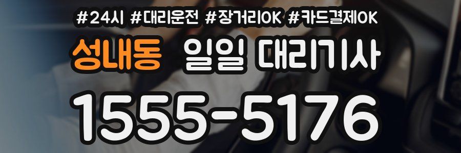 성내동 일일 대리기사