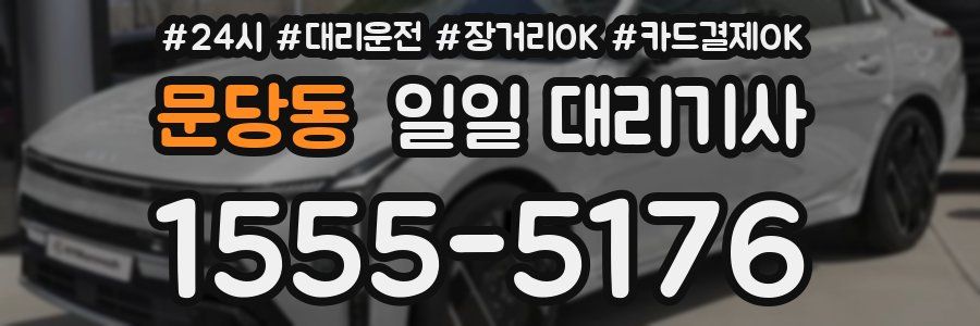 문당동 일일 대리기사