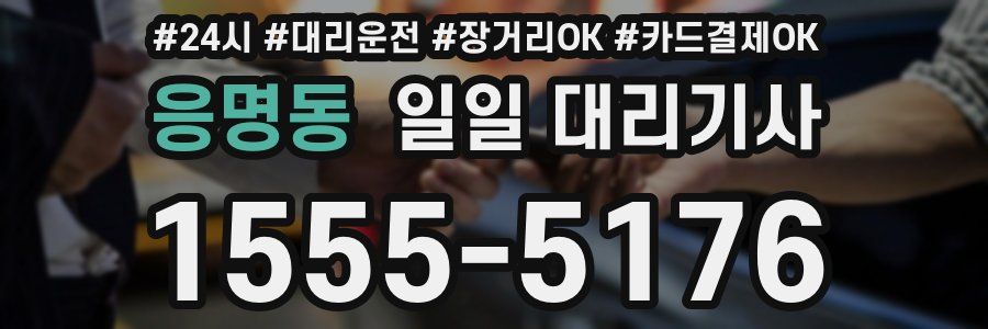 응명동 일일 대리기사