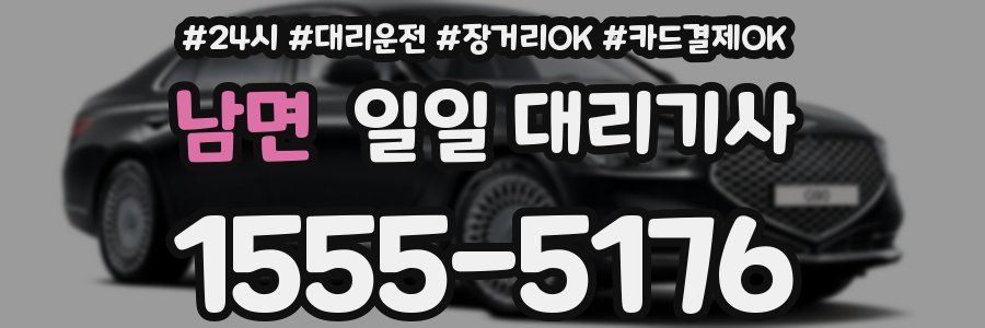 남면 일일 대리기사