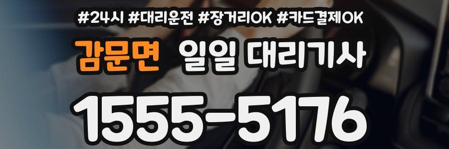 감문면 일일 대리기사