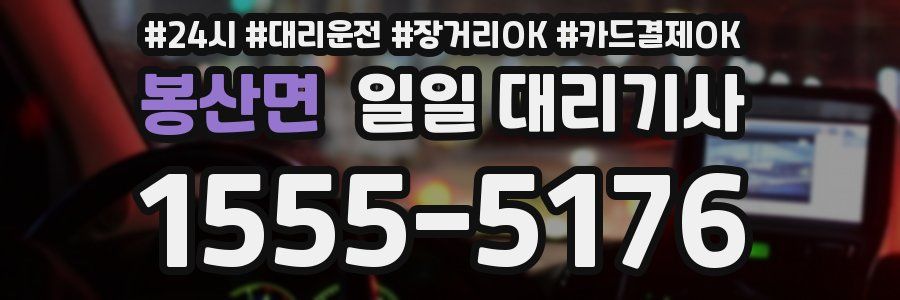 봉산면 일일 대리기사