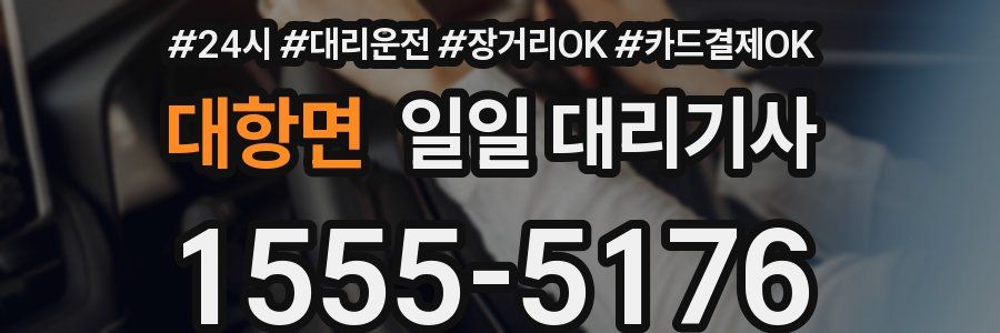 대항면 일일 대리기사