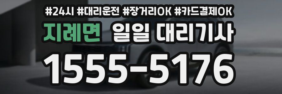 지례면 일일 대리기사
