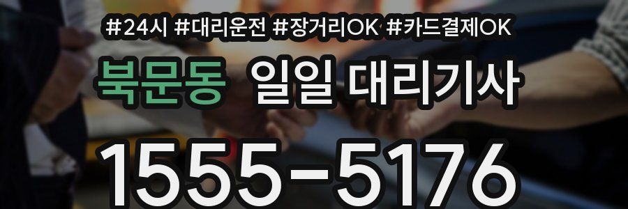 북문동 일일 대리기사