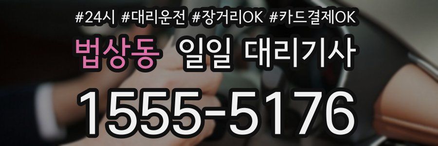 법상동 일일 대리기사