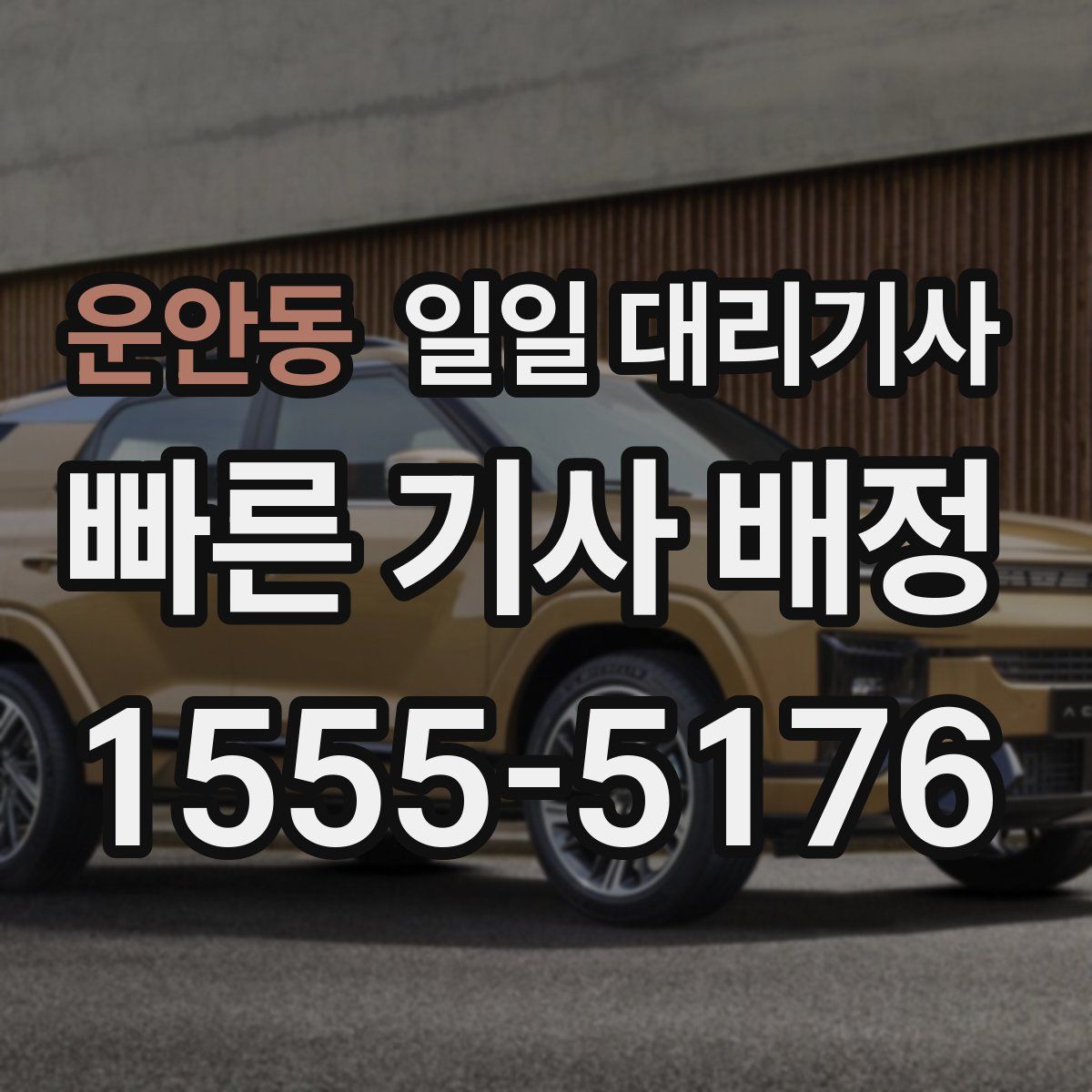 운안동 일일 대리기사