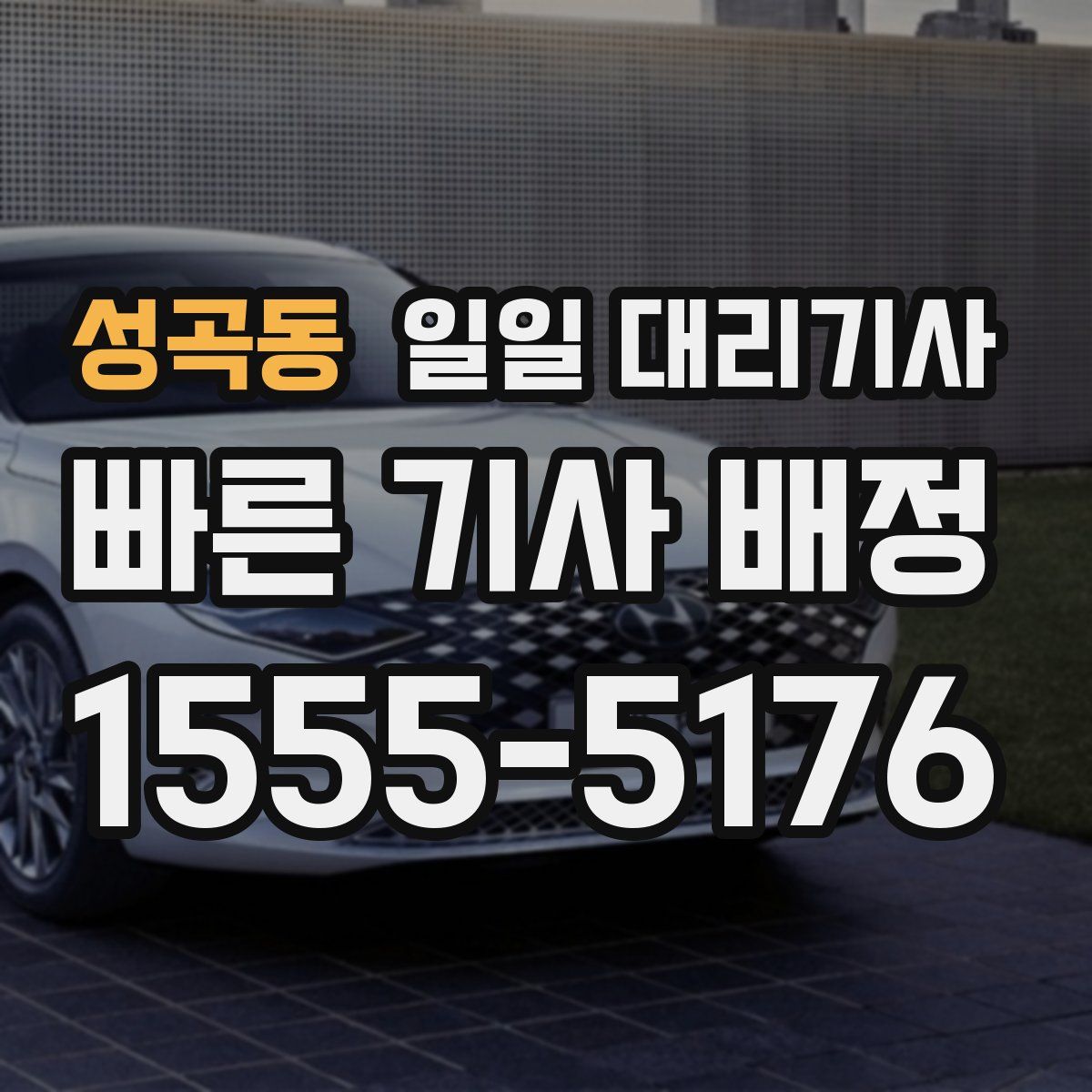 성곡동 일일 대리기사