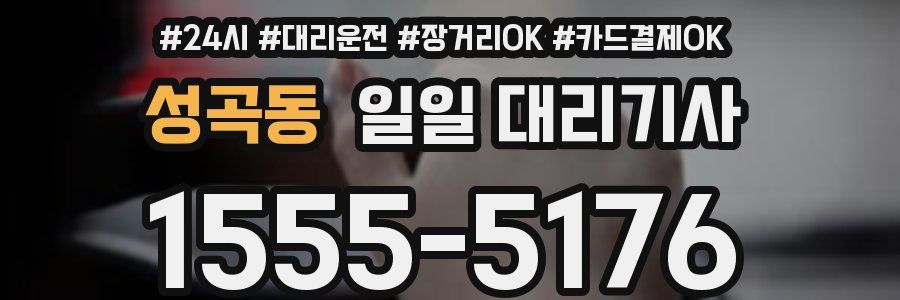 성곡동 일일 대리기사