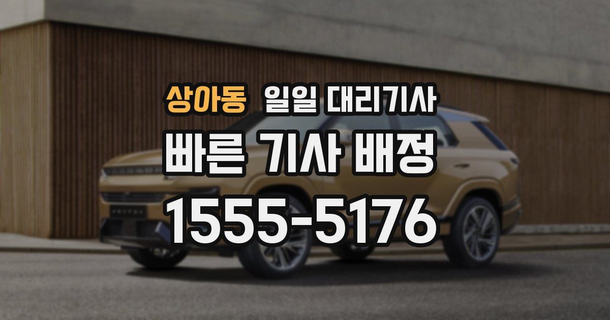 상아동 일일 대리기사