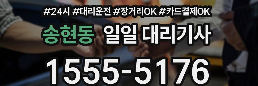 송현동 일일 대리기사