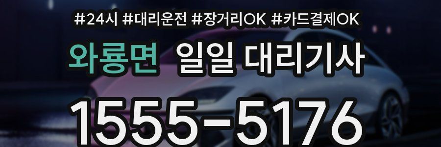 와룡면 일일 대리기사
