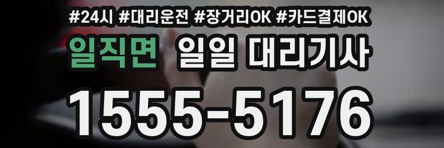 일직면 일일 대리기사
